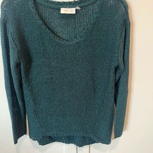 RD Style Deep Teal V-Neck Sweater